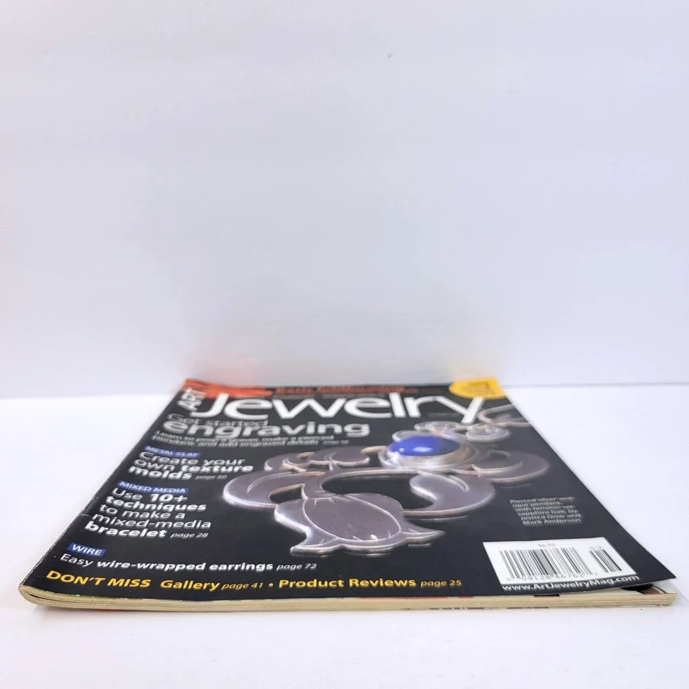 Art Jewelry Magazine September 2008 Crafting Guide Engraving Foldforming Metal